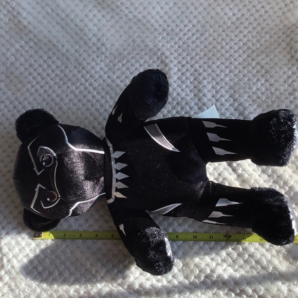 Build A Bear Workshop Plush Black Panther T Challa Marvel Bear Stuffed Animal - Picture 9 of 10